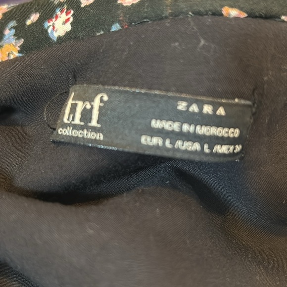 Zara Moody Tinsel Floral Quilted Bomber Jacket L - Picture 5 of 7